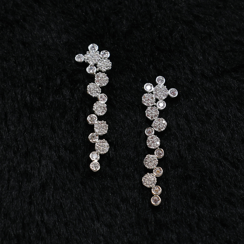 Crystal Bloom Earrings - 