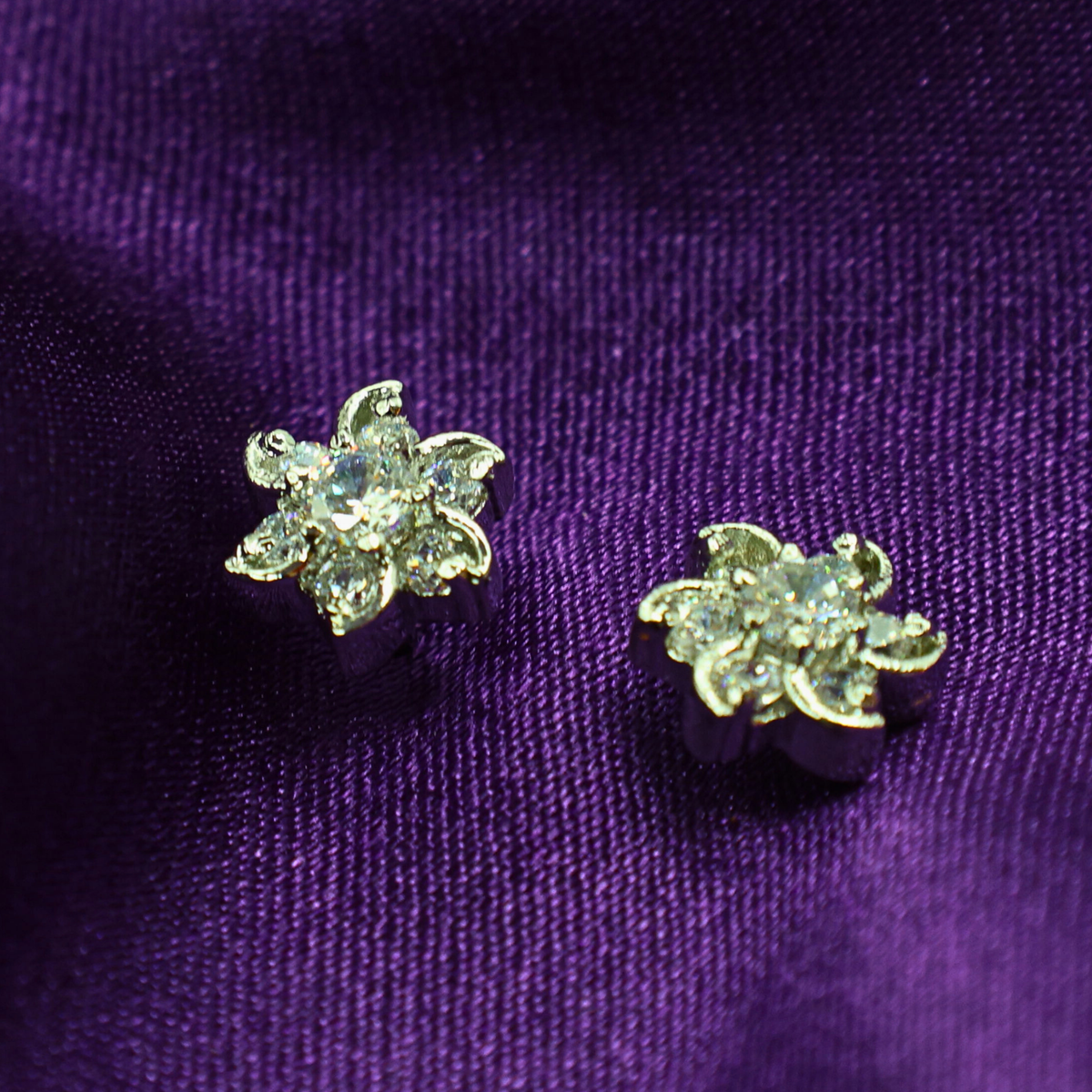 Crystal Bloom Studs