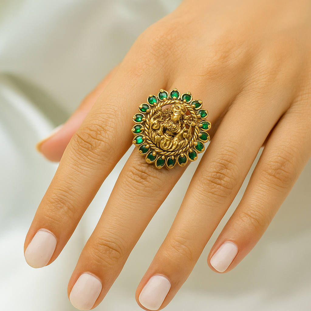 Divine Lakshmi Radiance Ring