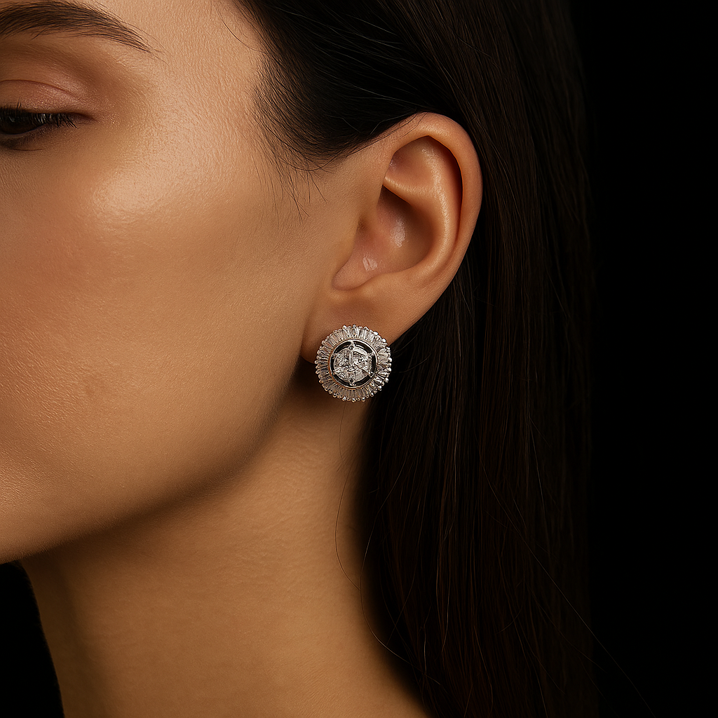 Celestial Halo Studs Earring
