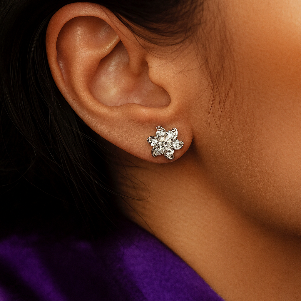 Crystal Bloom Studs