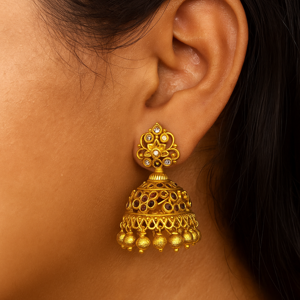 Royal Gold Jhumka