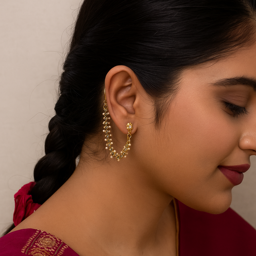 Floral Grace Pearl Kaan Chain