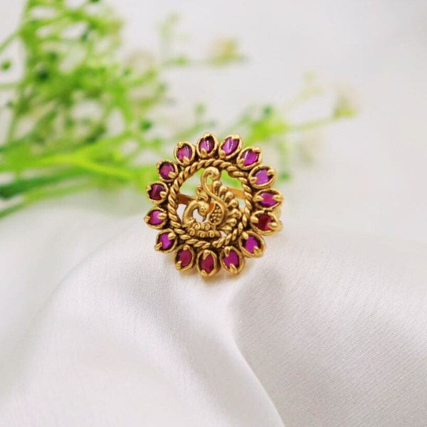Regal Peacock Heritage Ring
