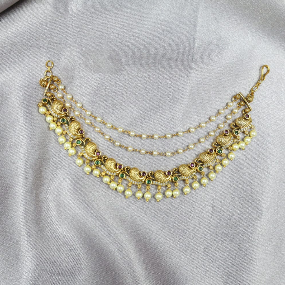Peacock Pearl Heritage Kaan Chain