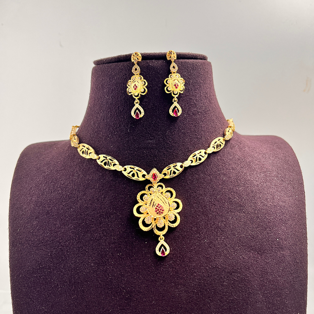Radiant Ruby Elegance Set