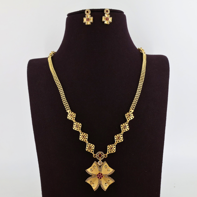 Golden Harmony Necklace - traditional necklace, handcrafted jewelry, bridal necklace