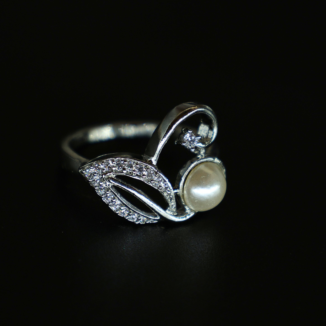 Radiant Flora Diamond Band Ring