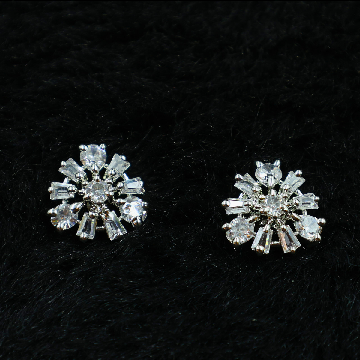 Radiant Starburst Stud Earrings