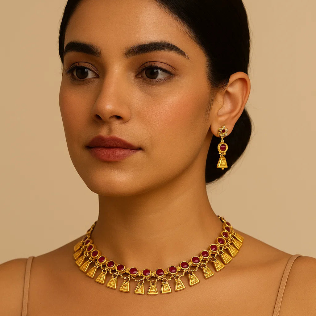 Temple Bell Elegance Necklace Set