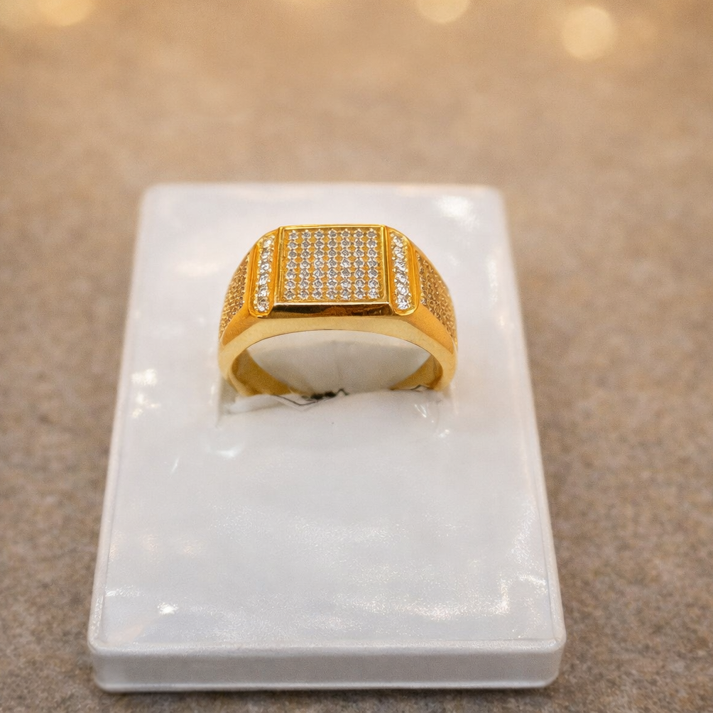 Gold Design American Diamond
